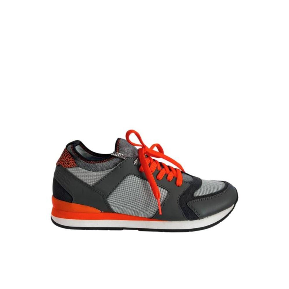 Borbonese Orange Rubber Men Men's Sneakers